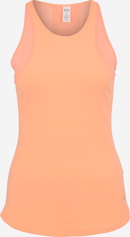 UNDER ARMOUR Sports Top 'Vanish' in Orange: front