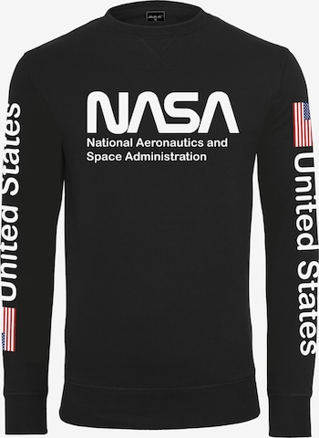 Mister Tee Sweatshirt 'Nasa US' in Black: front