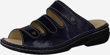 Finn Comfort Mules in Blue: front