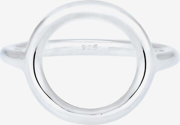ELLI Ring 'Kreis' in Zilver