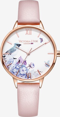 Orologio analogico di Victoria Hyde in rosa: frontale