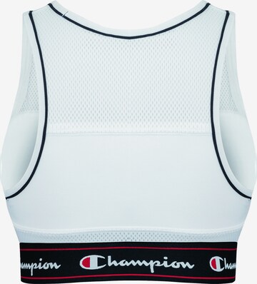 Champion Authentic Athletic Apparel Bustier Tank Fashion Crop Top in Weiß