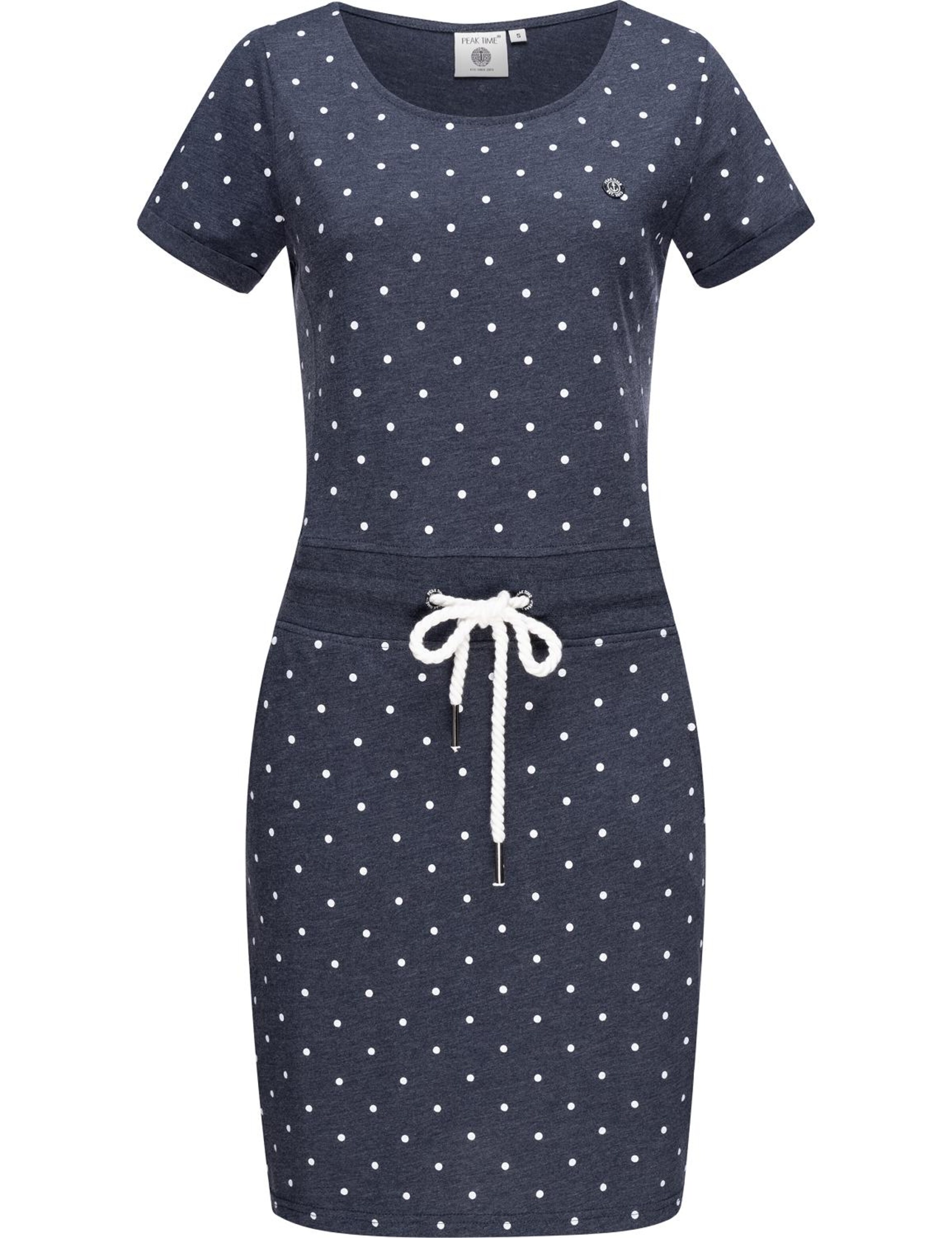 Robe fourreau Peak Time en bleu : devant