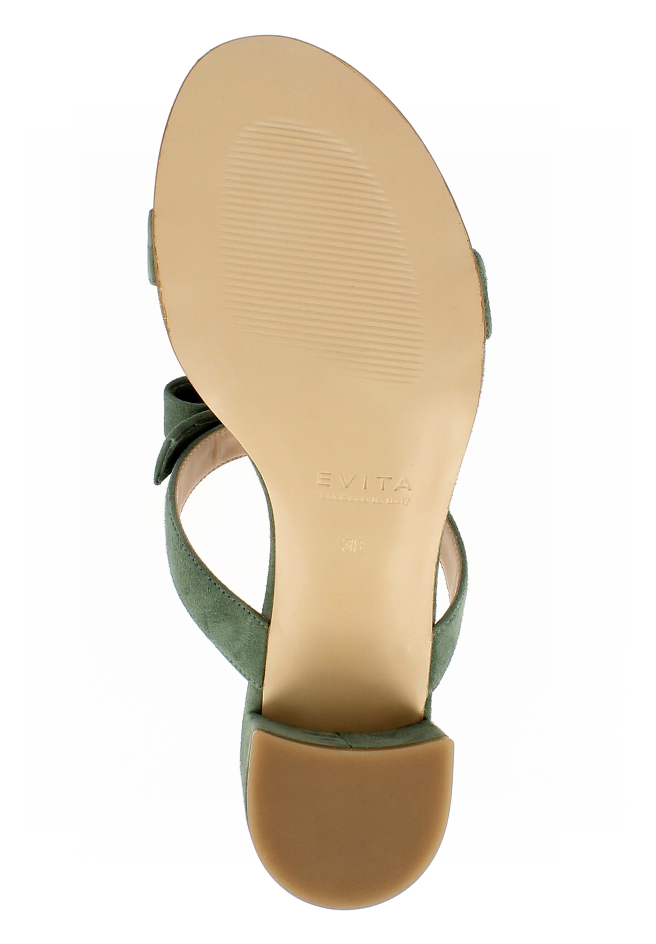 EVITA Mules 'Daria' in Green