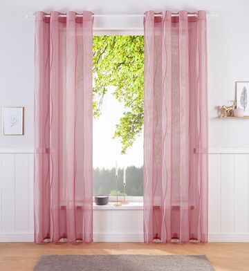 MY HOME Curtains & Drapes in Pink: front