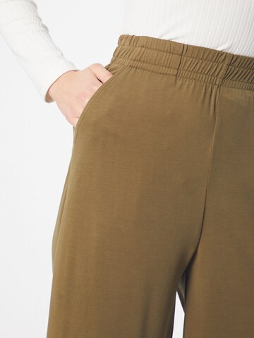 Urban Classics Wide leg Trousers in Green