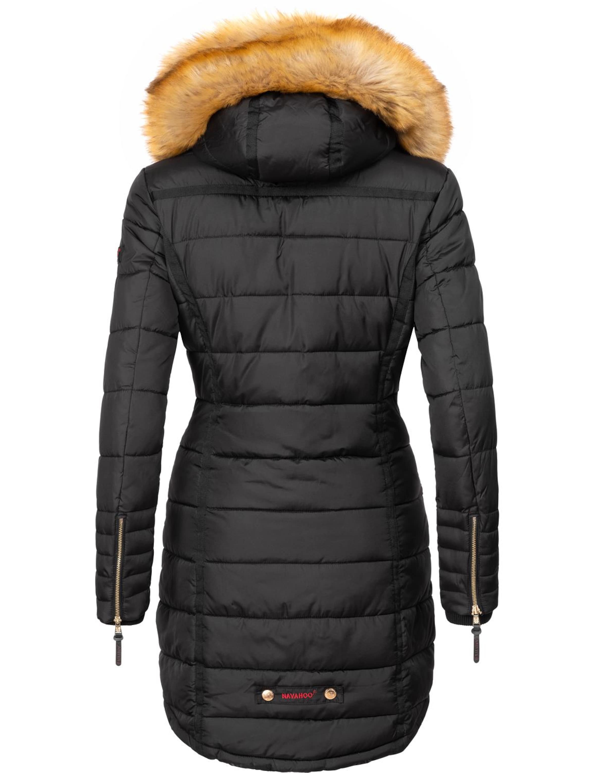 Cappotto invernale 'Papaya' di NAVAHOO in nero