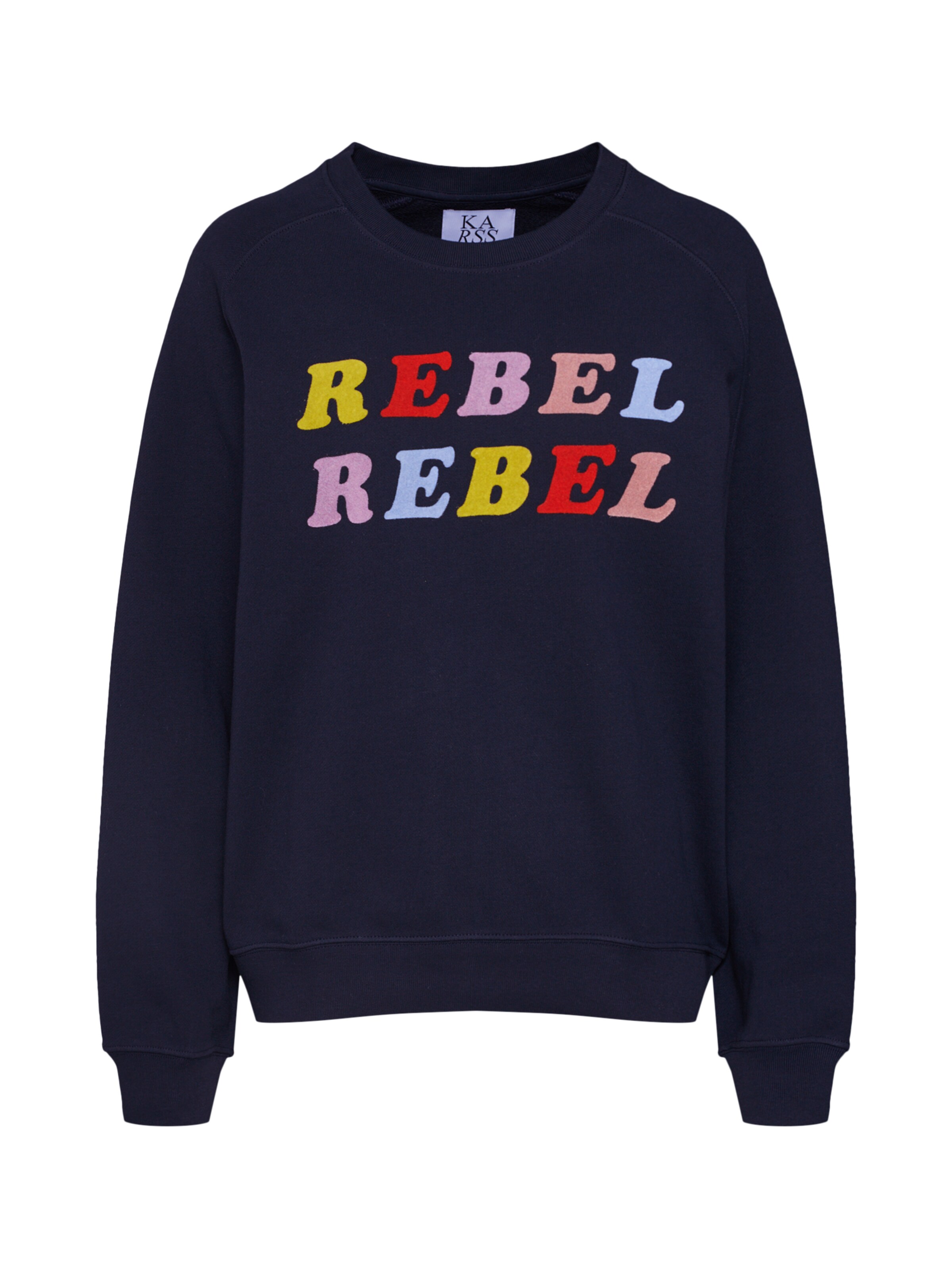 ZOE KARSSEN - Sweatshirt 'Lucky Boy' in de kleur Donkerblauw