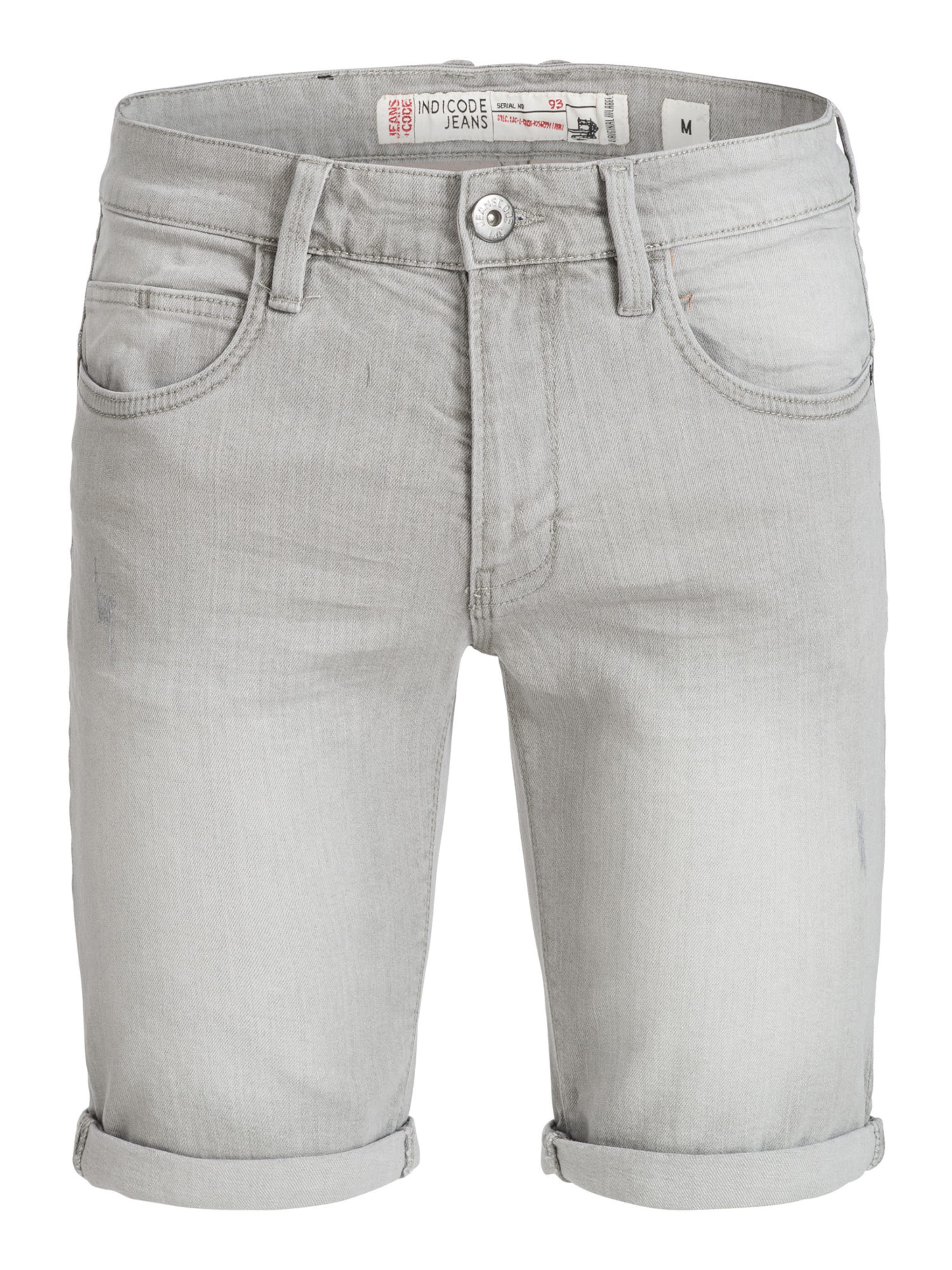 INDICODE JEANS Regular Jeans ' Caden ' in Grey: front