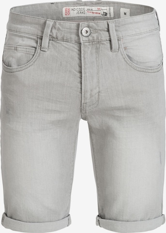 Jean ' Caden ' INDICODE JEANS en gris : devant