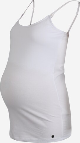 Esprit Maternity Top w kolorze biały: przód