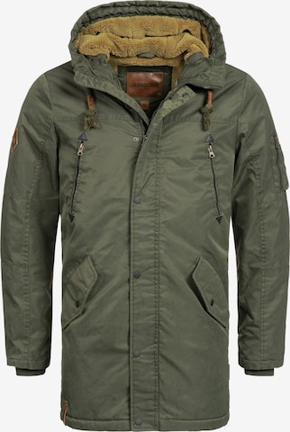 Parka d’hiver 'Bardsley' INDICODE JEANS en vert : devant