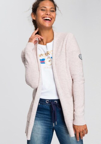 KangaROOS Knit Cardigan in Pink: front