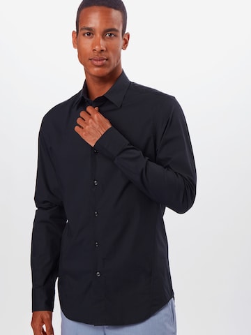 Coupe regular Chemise G-Star RAW en noir : devant