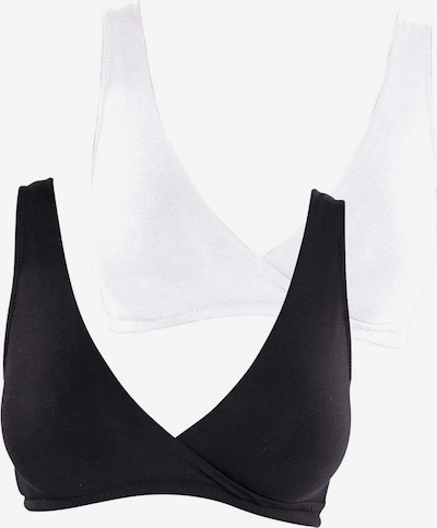 PETITE FLEUR Soutien-gorge d’allaitement en noir / blanc, Vue avec produit