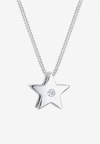 Elli DIAMONDS Necklace 'Sterne' in White