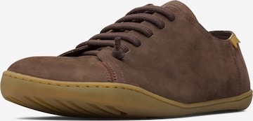 CAMPER Lace-Up Shoes 'Peu' in Brown: front