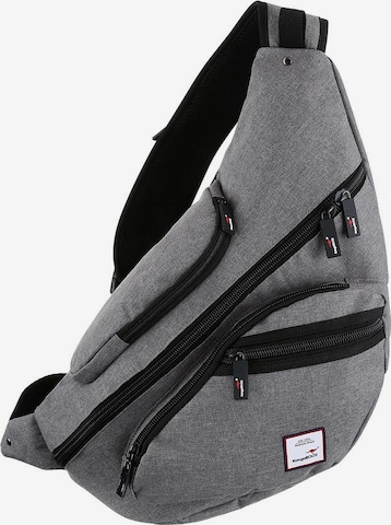 KangaROOS Crossbody Bag in Grey: front