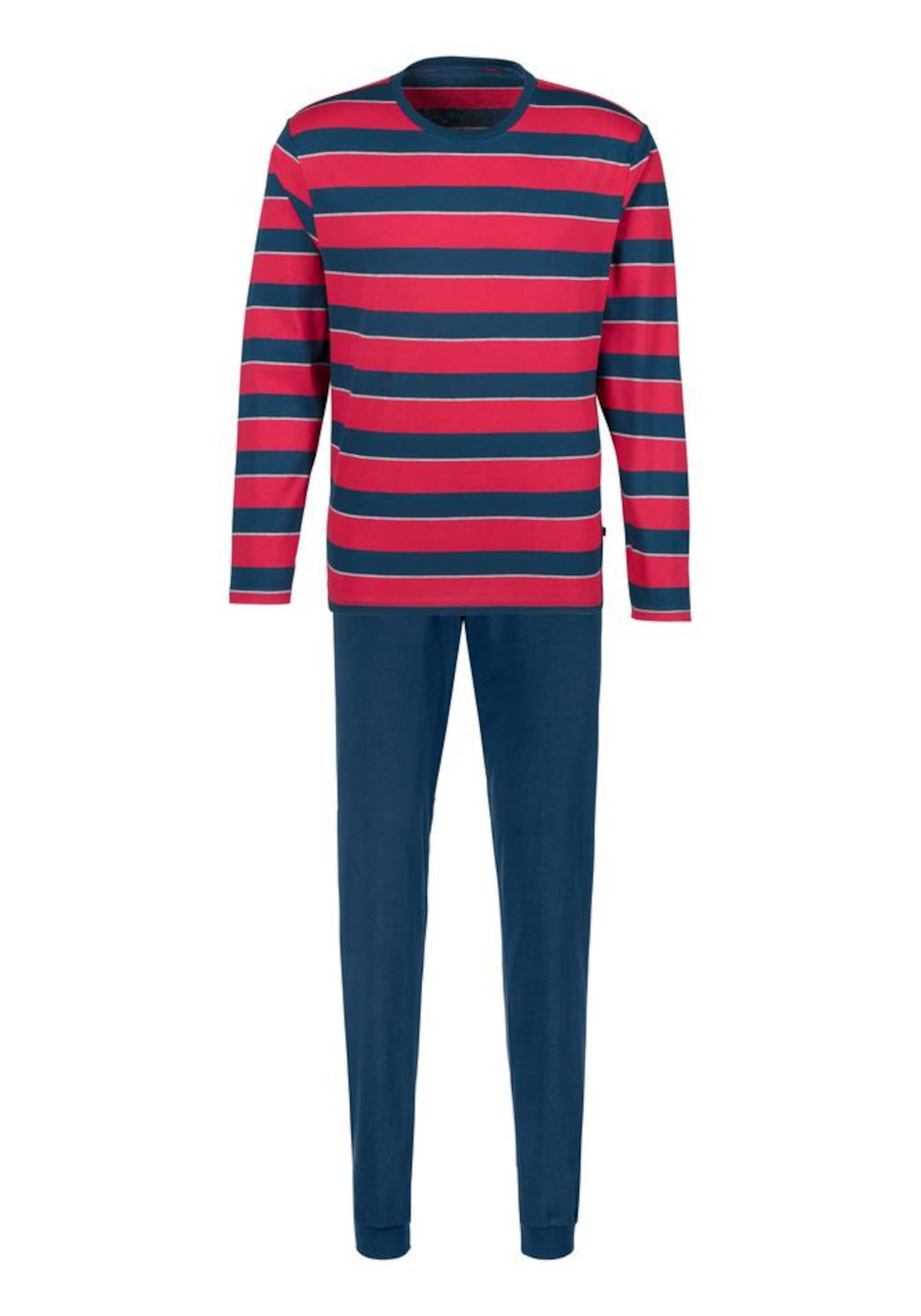 H.I.S Пижама длинная в Синий: спереди