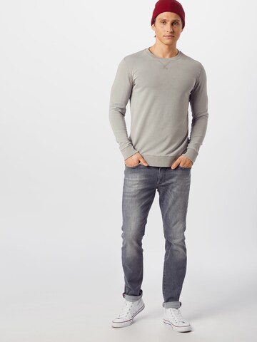 Key Largo Regular Fit Sweatshirt 'Duke' in Grau