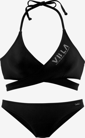 VENICE BEACH Triangel Bikini i sort: forside