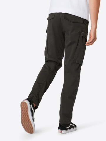 G-STAR Tapered Cargohose in Grau: Rückseite