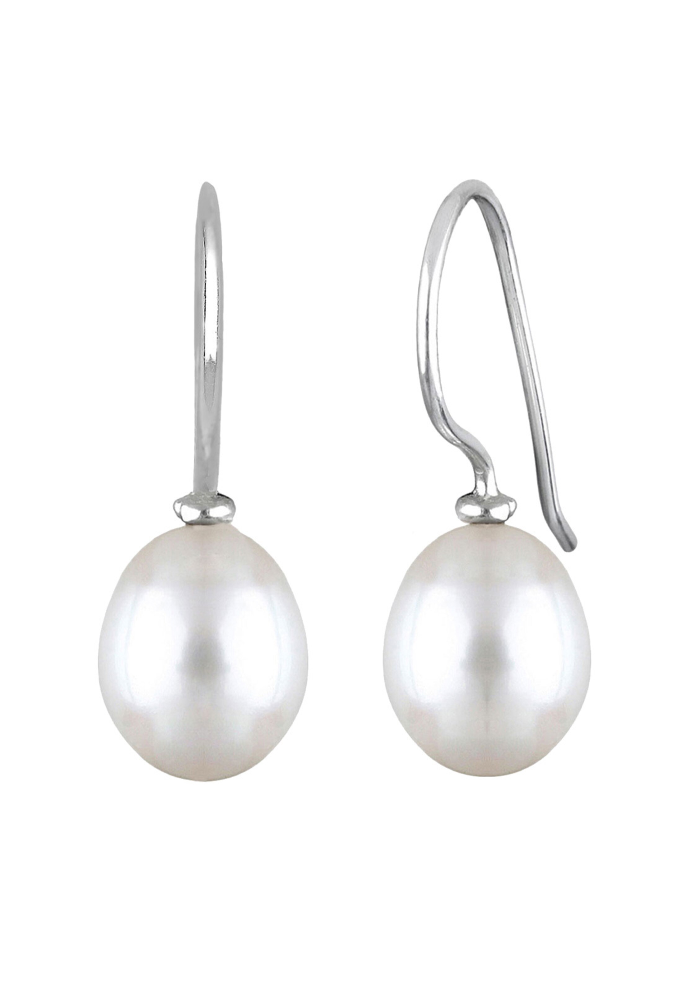 ELLI Ohrringe in Weiß: Vorderseite