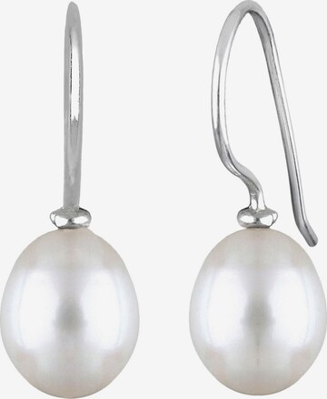 Boucles d'oreilles ELLI en blanc : devant