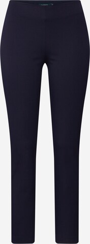 Coupe slim Pantalon 'KESLINA' Lauren Ralph Lauren en bleu : devant