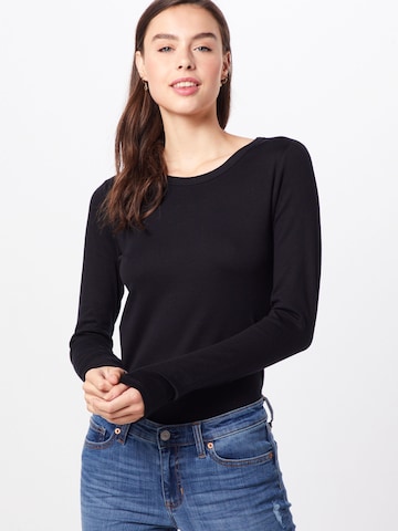 GAP Shirt 'LSMODCREW' in Black: front