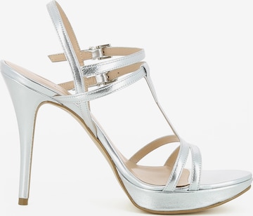 EVITA Strap Sandals 'Valeria' in Silver