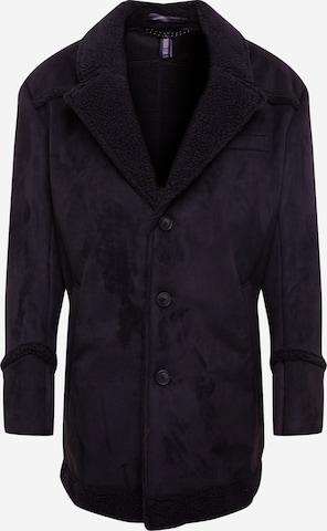 DRYKORN Between-Seasons Coat 'SUNT' in Black: front