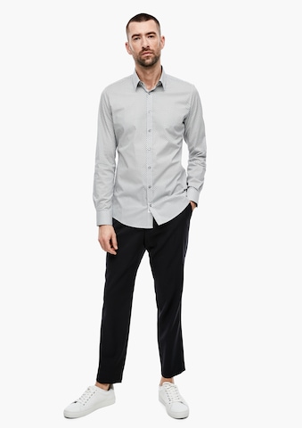 s.Oliver BLACK LABEL Regular fit Button Up Shirt in White