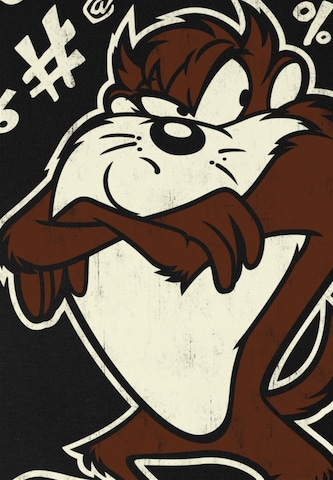 LOGOSHIRT T-Shirt 'Tasmanischer Teufel Taz - Looney Tunes' in Schwarz