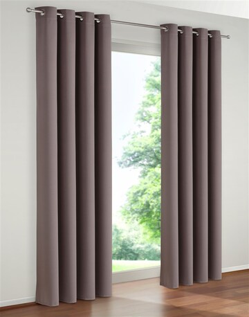 MY HOME Curtains & Drapes 'Solana' in Grey