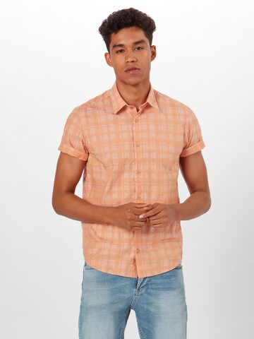 Coupe regular Chemise s.Oliver en orange