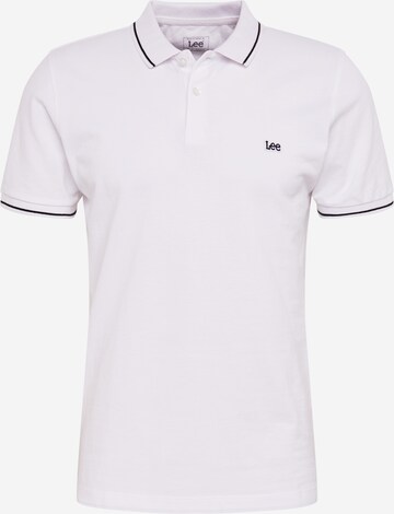 Lee Regularny krój Koszulka w kolorze biały: przód