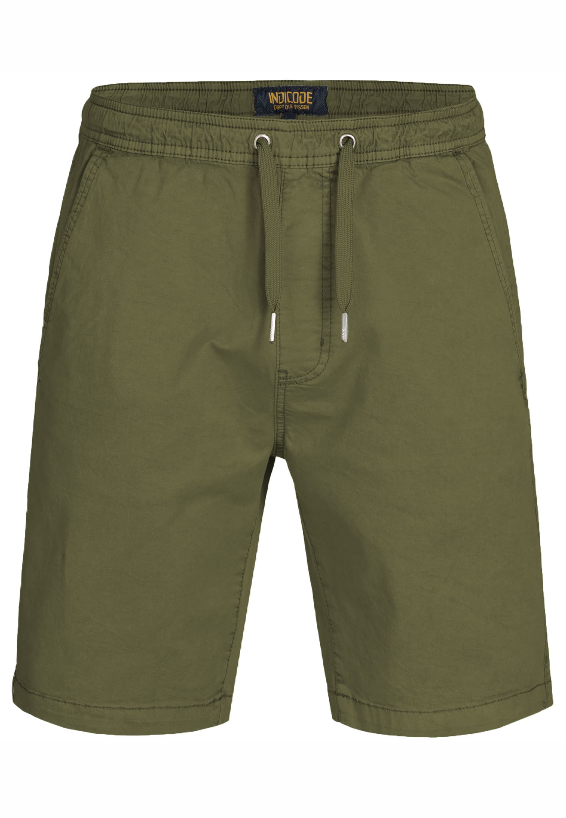 INDICODE JEANS Broek 'Kelowna' in Groen: voorkant