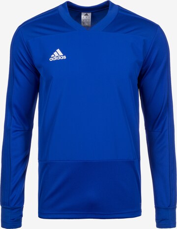 ADIDAS SPORTSWEAR Athletic Sweatshirt 'Condivo 18 Player Focus' in Blue: front