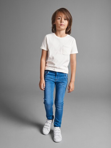 NAME IT Slimfit Jeans 'Clas' i blå