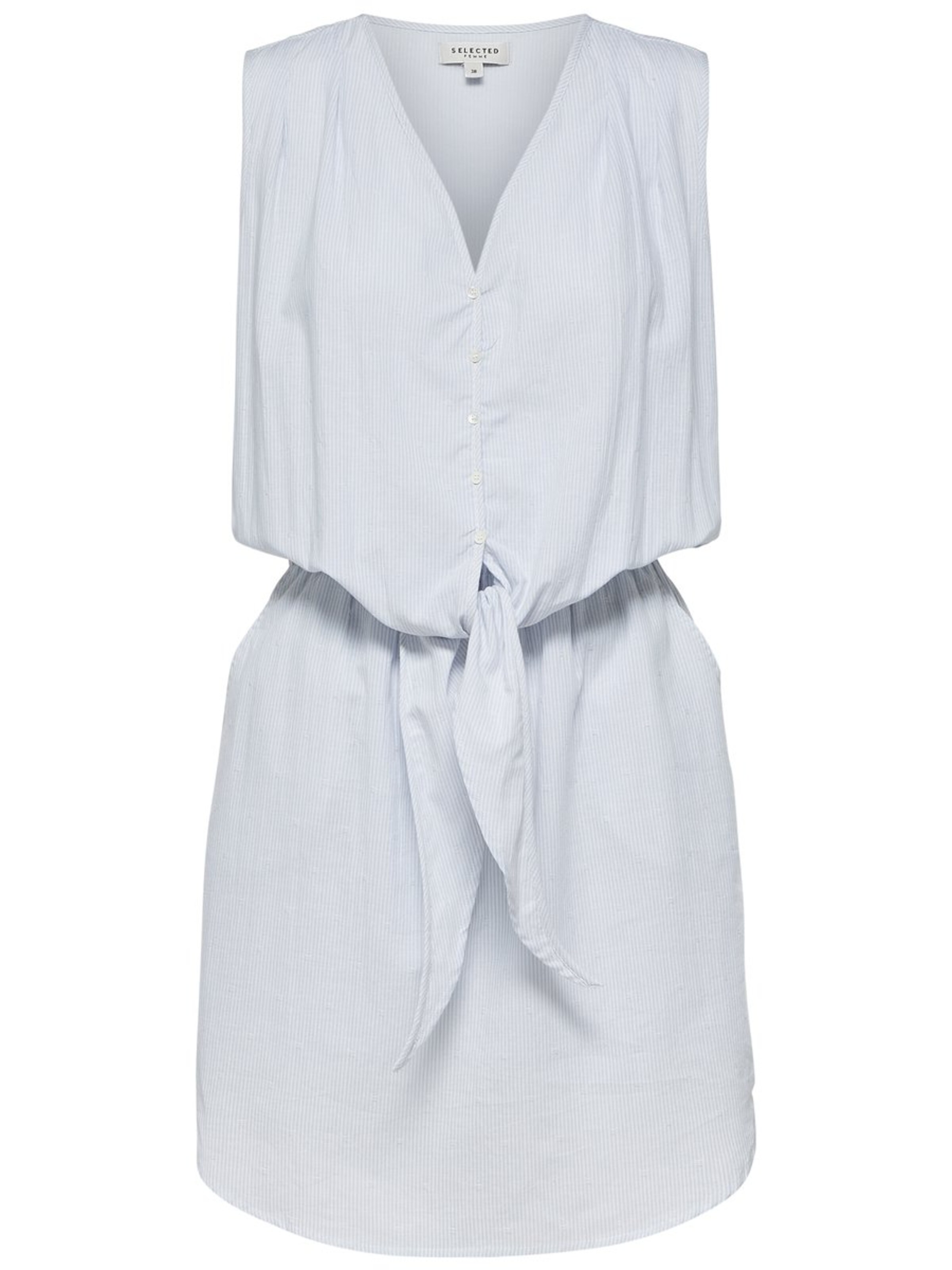 SELECTED FEMME - Zomerjurk in de kleur Blauw