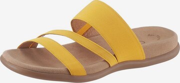 GABOR Mules in Yellow: front