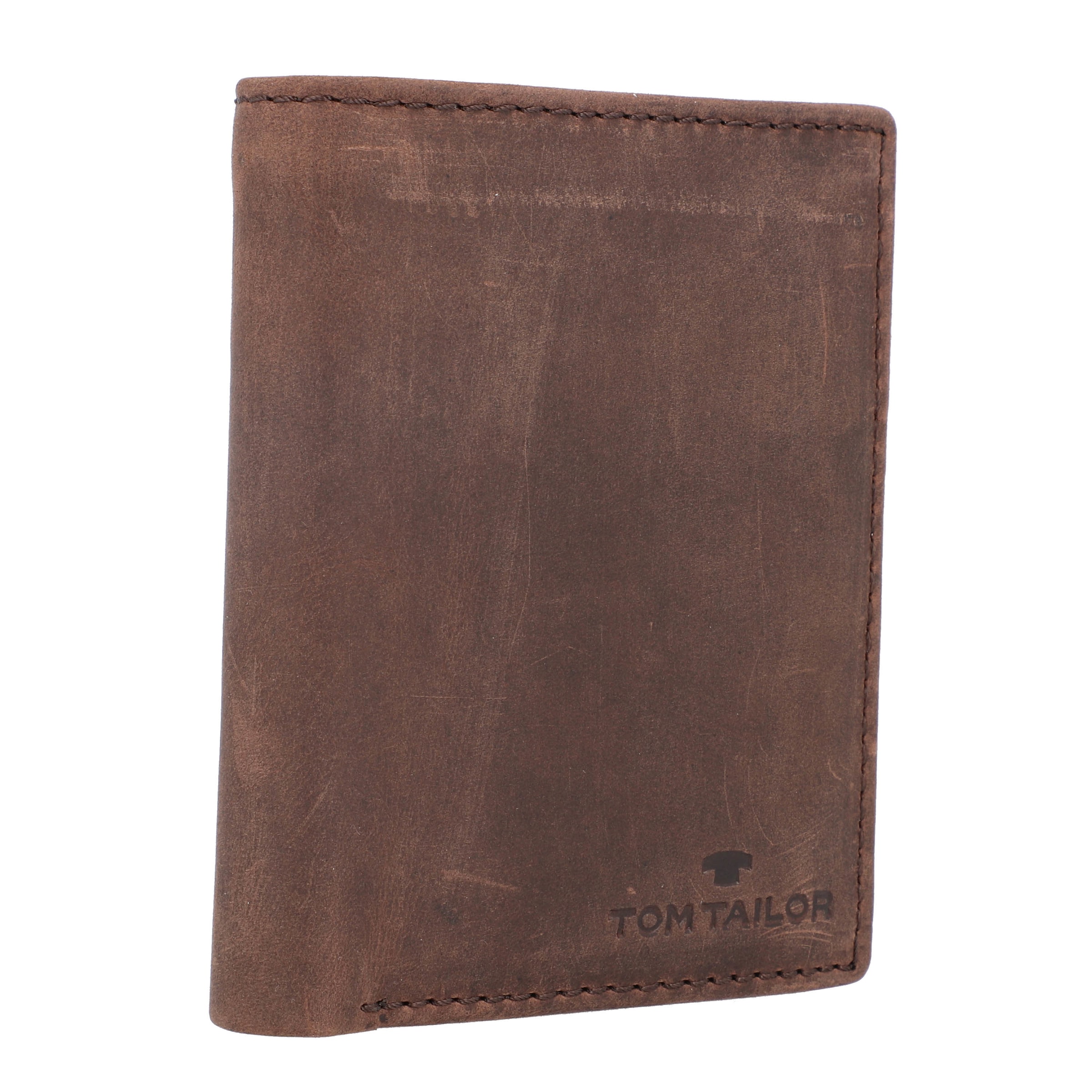 Porte-monnaies 'Ron' TOM TAILOR en marron