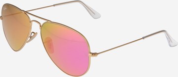 Ray-Ban Sunglasses 'Aviator' in Gold: front