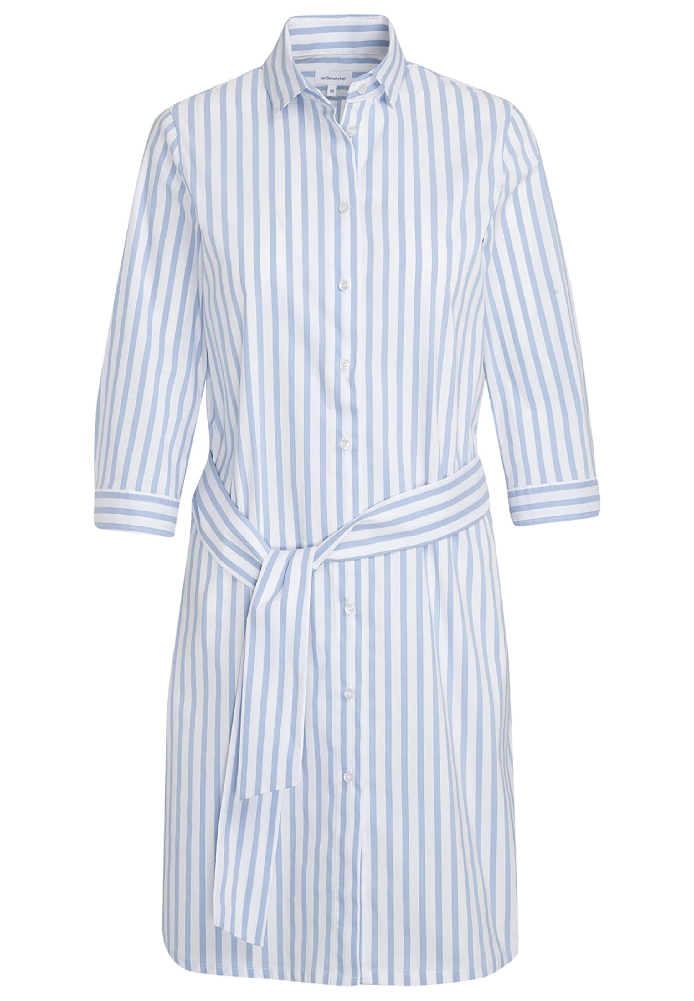 SEIDENSTICKER Shirt Dress 'Schwarze Rose' in Blue: front