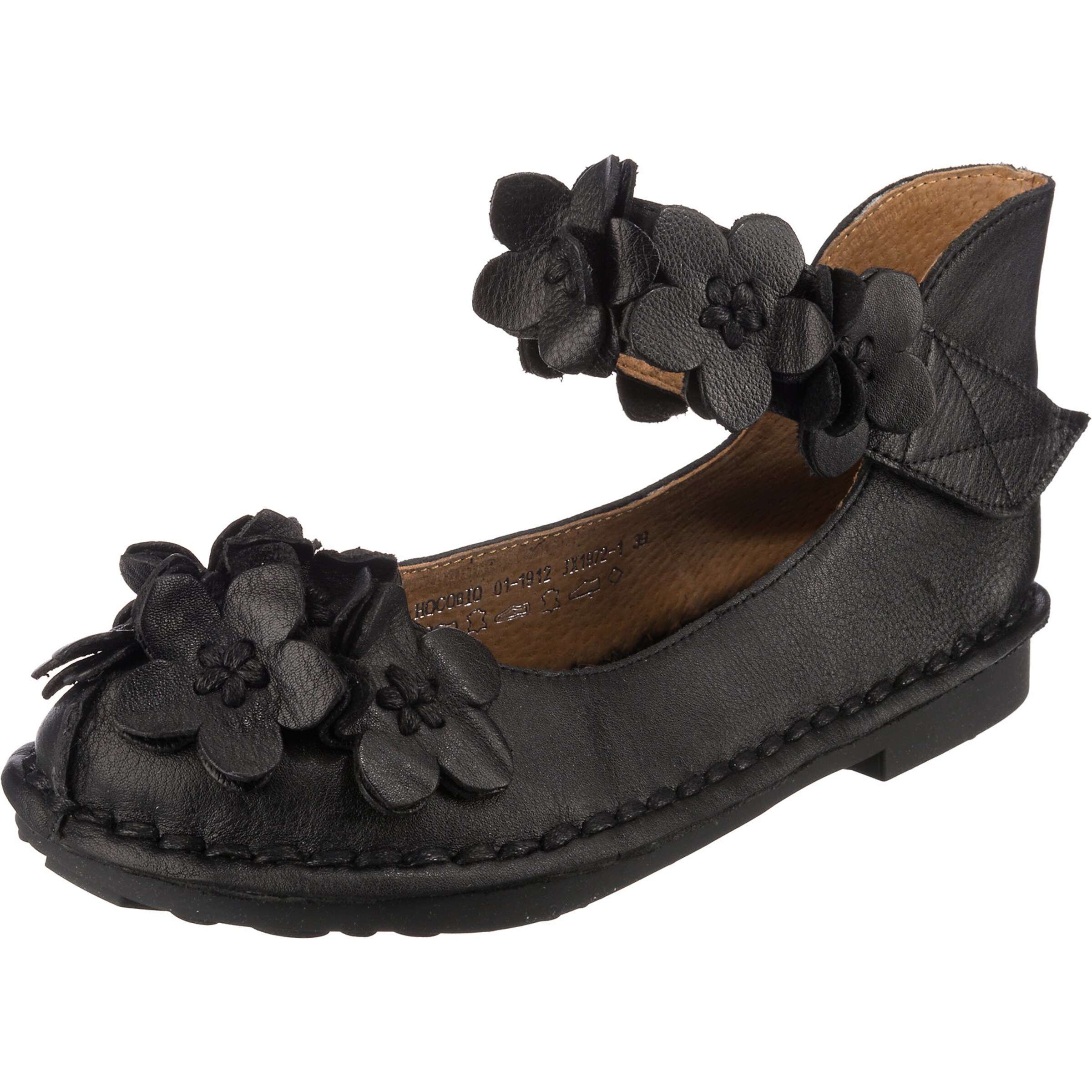 Ballerines à lanières 'Hocobio' Laura Vita en noir : devant