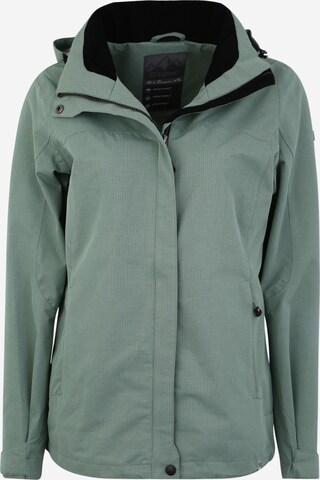 KILLTEC Outdoor Jacket 'Inkele' in Green: front