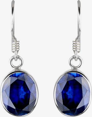 Boucles d'oreilles ELLI en bleu : devant