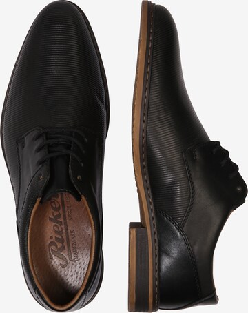 Rieker Lace-Up Shoes in Black: side