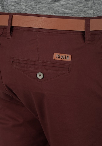 !Solid - regular Pantalón chino 'Montijo' en rojo